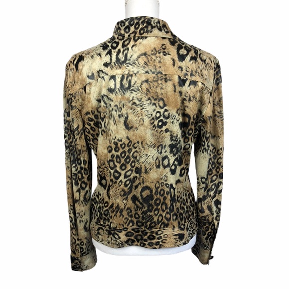 JOSEPH RIBKOFF Animal Print Jacket Size 10 - Picture 3 of 8